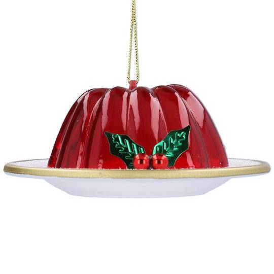 Glass Christmas Jelly 10cm *ETA NOV